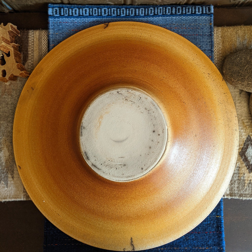 Large Horsehair Pottery Bowl by Jim Calhoun GF-0149