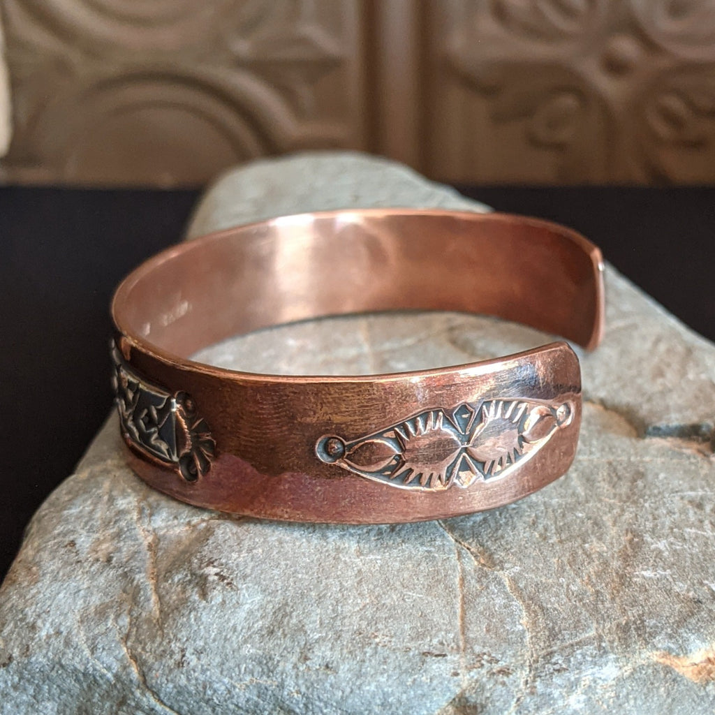 Copper & Silver Cuff by C.R. Little GJ-BRC-0066