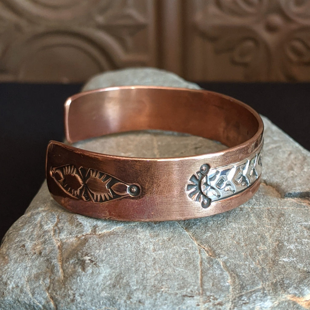 Copper & Silver Cuff by C.R. Little GJ-BRC-0066