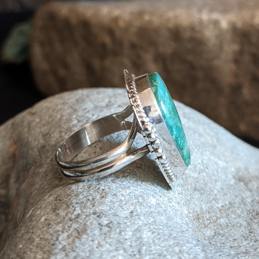 Turquoise Teardrop Ring SWSG-RNG-0001