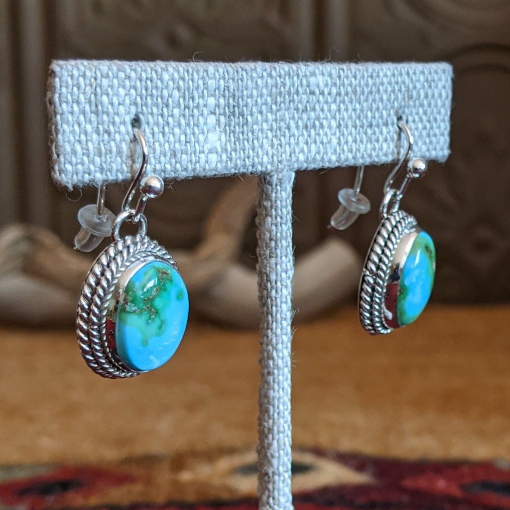 Sonoran Gold Turquoise Earrings by Artie Yellowhorse GJ-ERN-0059