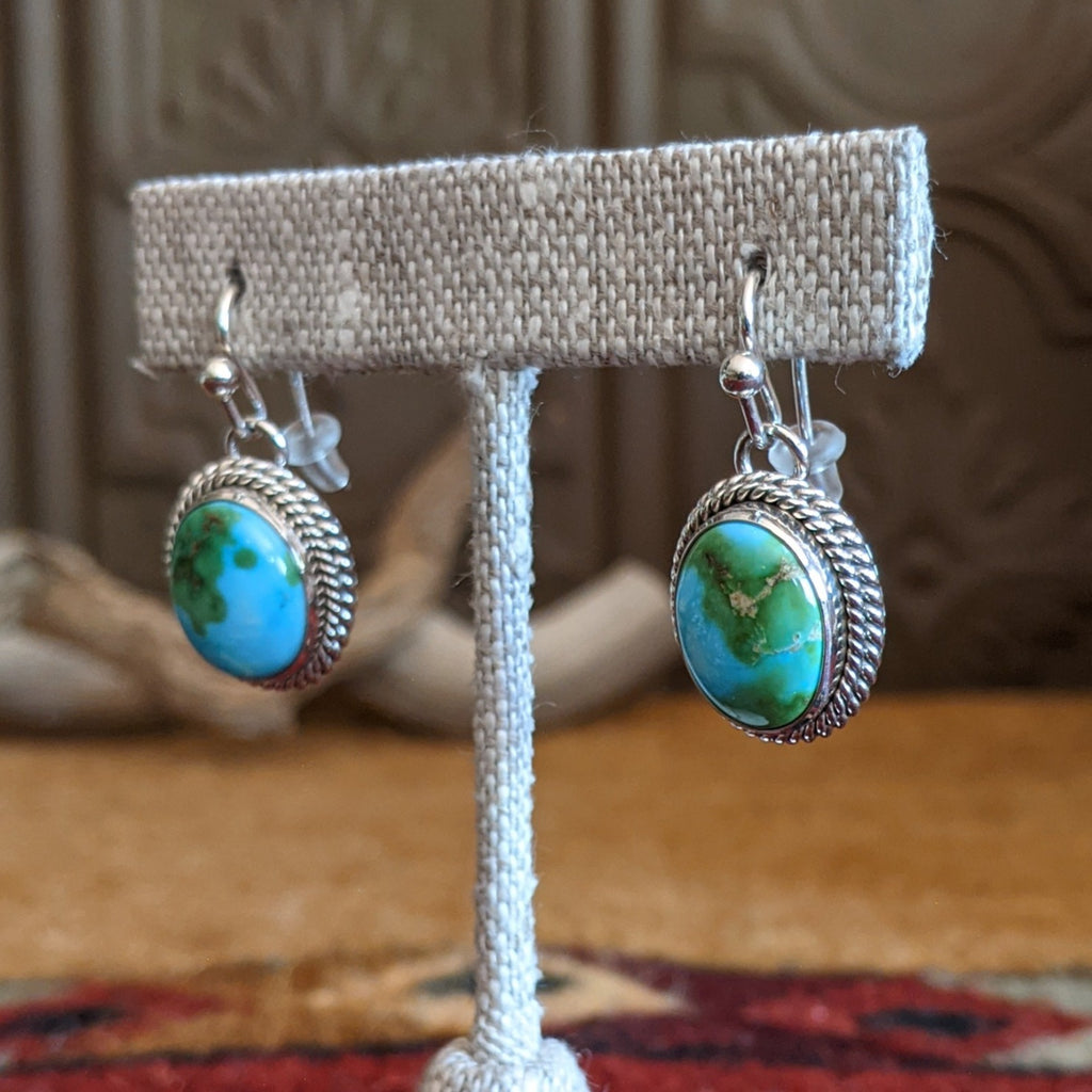 Sonoran Gold Turquoise Earrings by Artie Yellowhorse GJ-ERN-0059