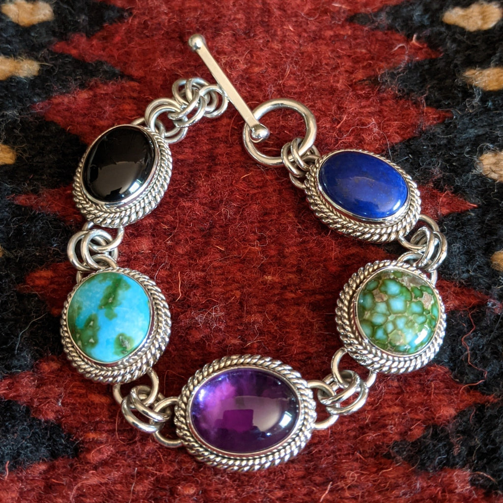 Multi-Stone Bracelet by Artie Yellowhorse GJ-BRC-0081