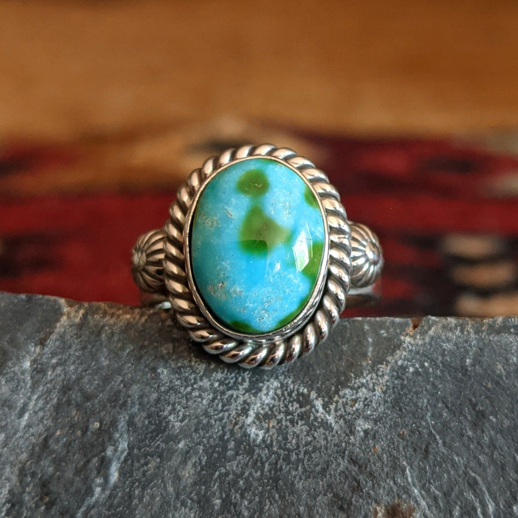 Sonoran Gold Turquoise Ring by Artie Yellowhorse GJ-RNG-0065