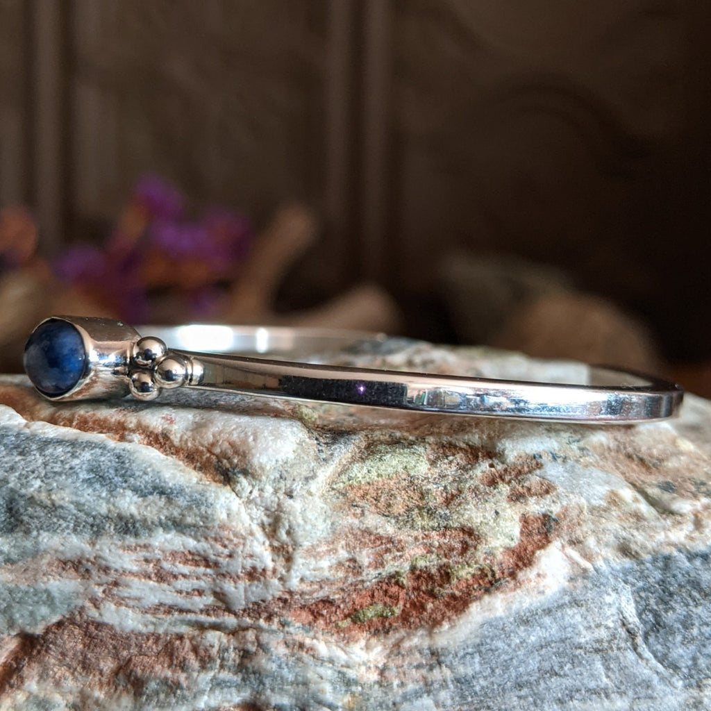 Navajo Made Denim Lapis Cuff GJ-BRC-0094