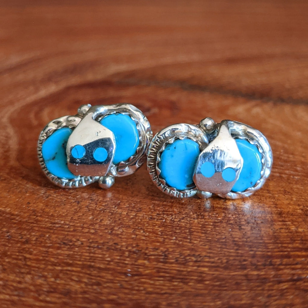 Turquoise Earrings by Effie Calavaza GJ-ERN-0067