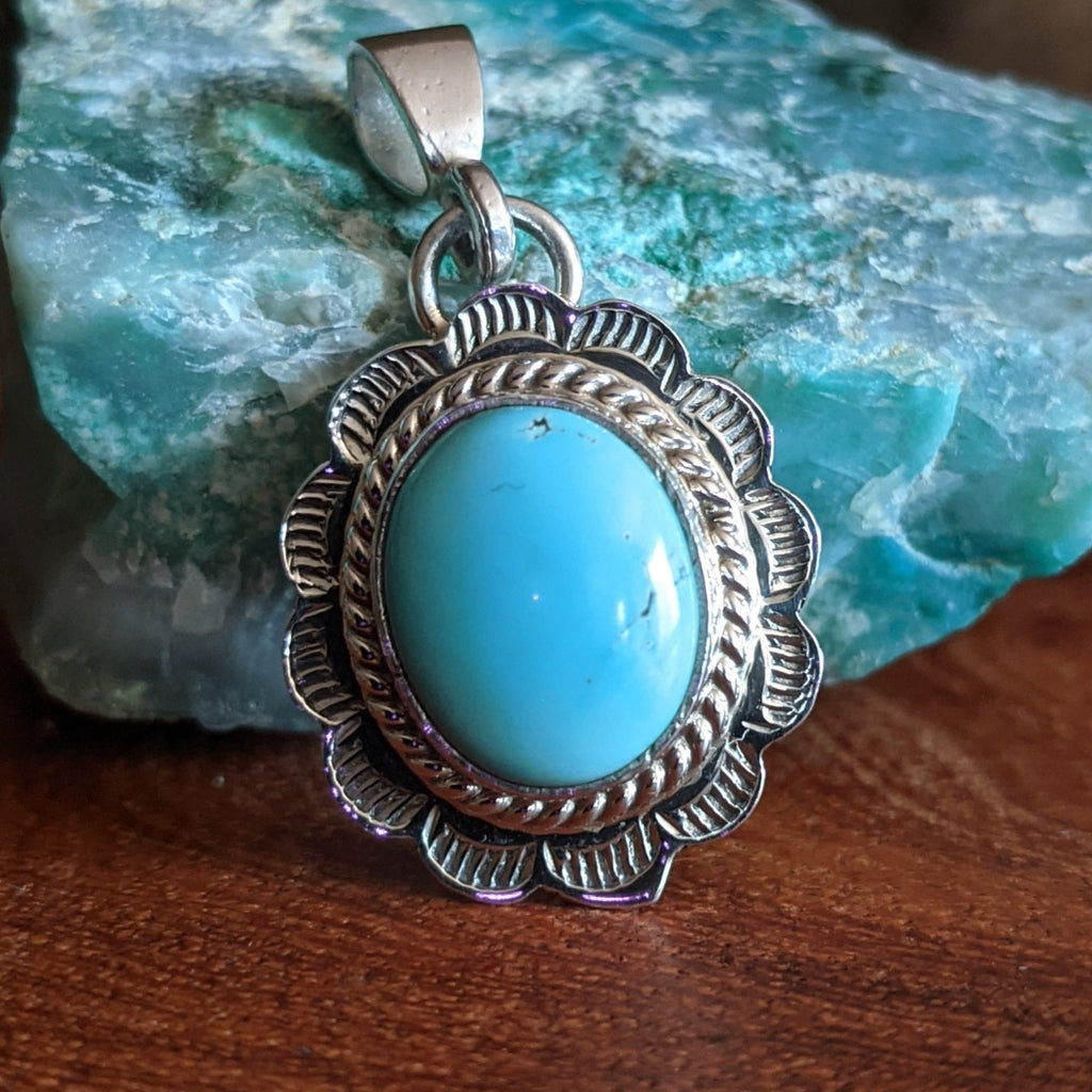 Turquoise Pendant by Burt Francisco GJ-PND-0049