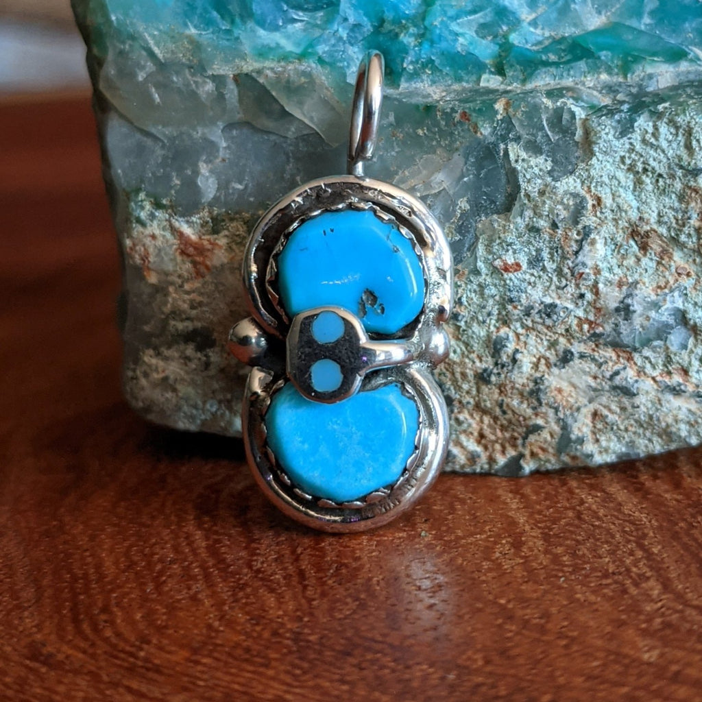 Turquoise Pendant by Effie Calavaza GJ-PND-0048