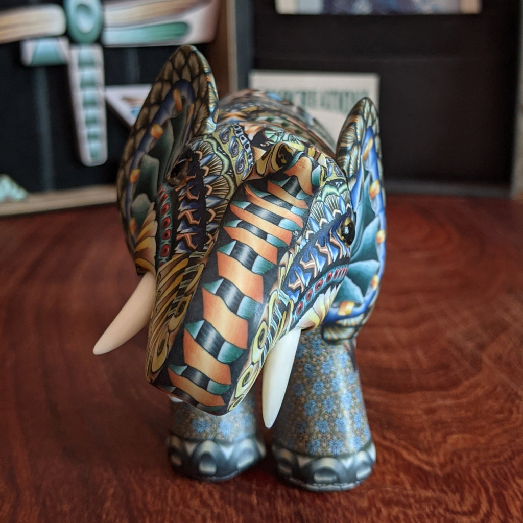 "Elephant Mama" Fimocreation by Jon Anderson GF-0165