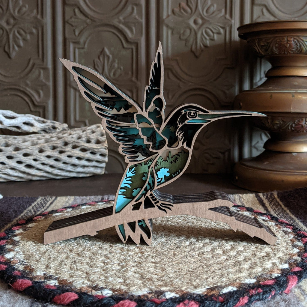 Hummingbird Wood Carving by The Wilusz Way GF-A-59