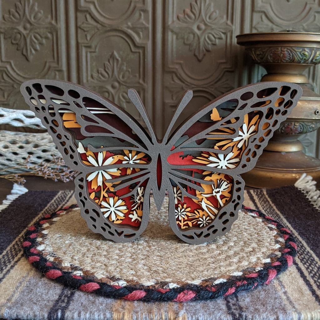 Butterfly Wood Carving by The Wilusz Way GF-A-49