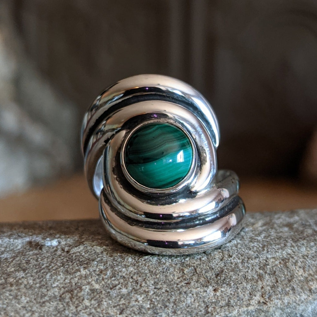 Malachite Ring by Raymond Coriz SWSG-RNG-0009