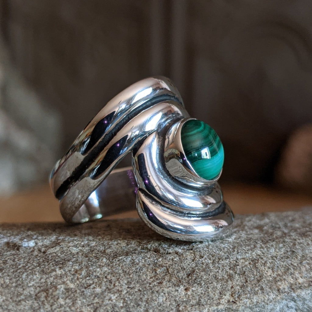 Malachite Ring by Raymond Coriz SWSG-RNG-0009