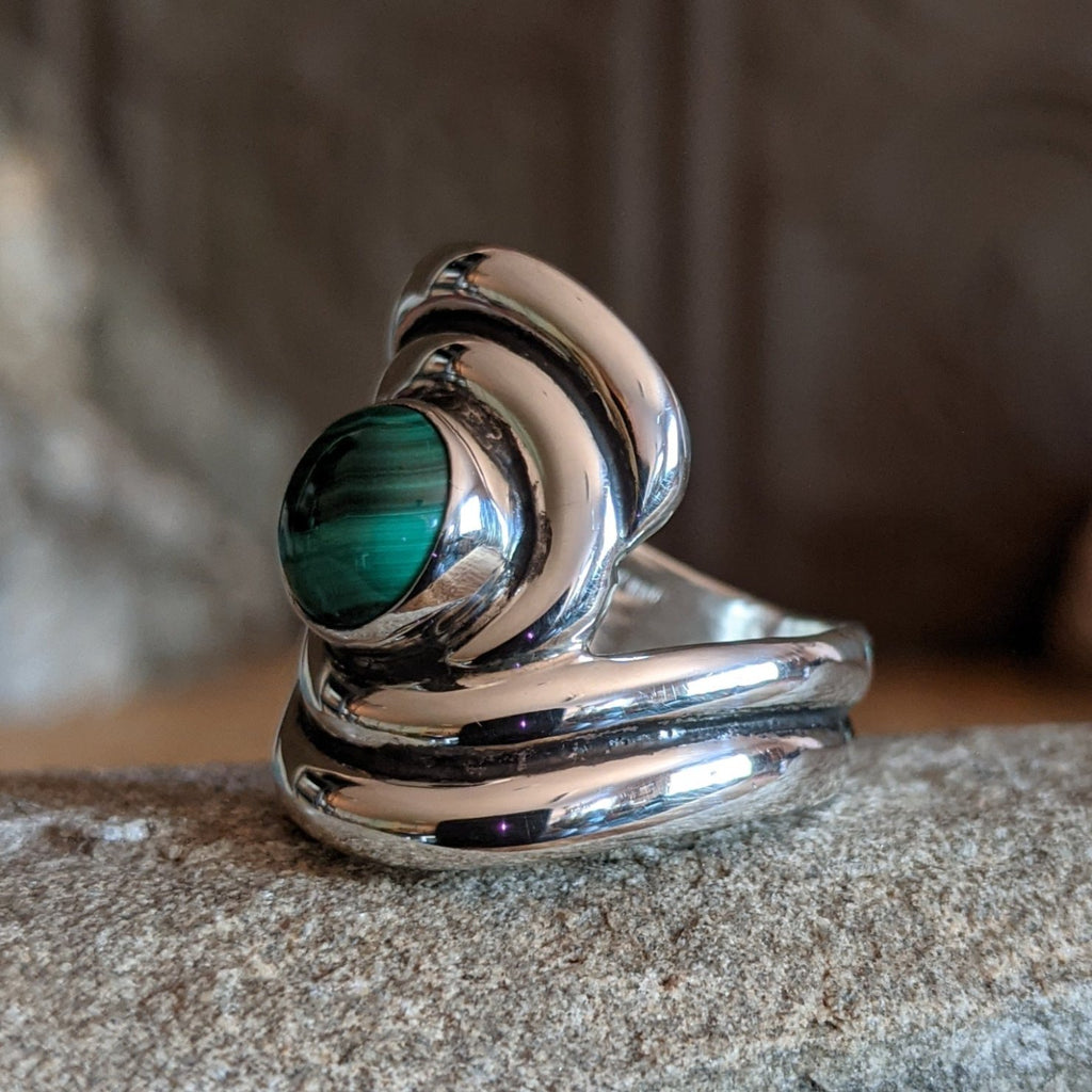 Malachite Ring by Raymond Coriz SWSG-RNG-0009