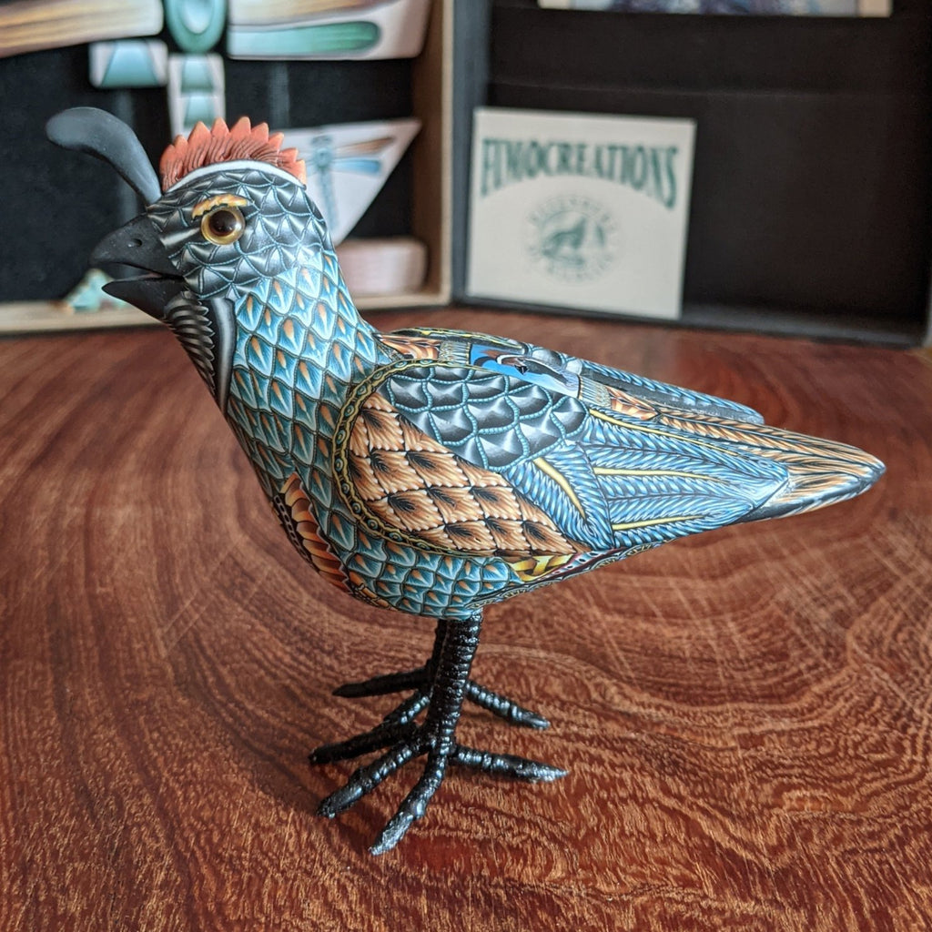 "Quail" Fimocreation by Jon Anderson GF-0167