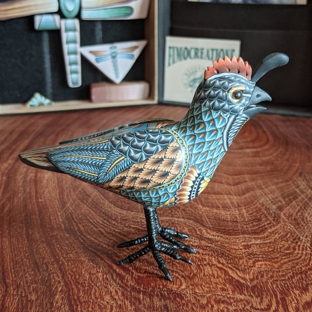 "Quail" Fimocreation by Jon Anderson GF-0167