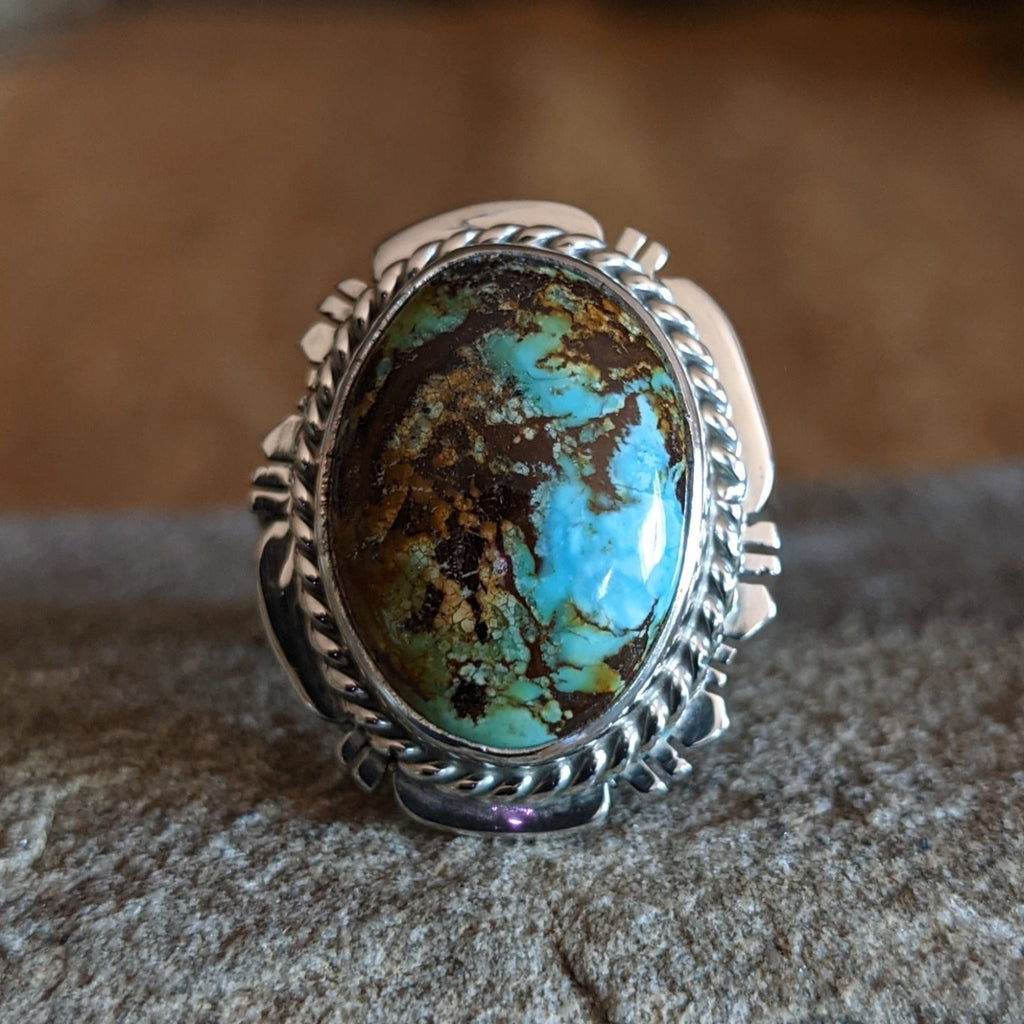 Sierra Nevada Turquoise Ring by Jake Sampson SWSG-RNG-0015