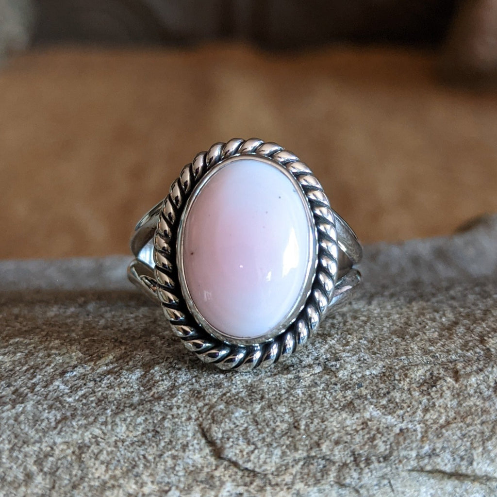 Navajo Made Pink Conch Ring SWSG-RNG-0018