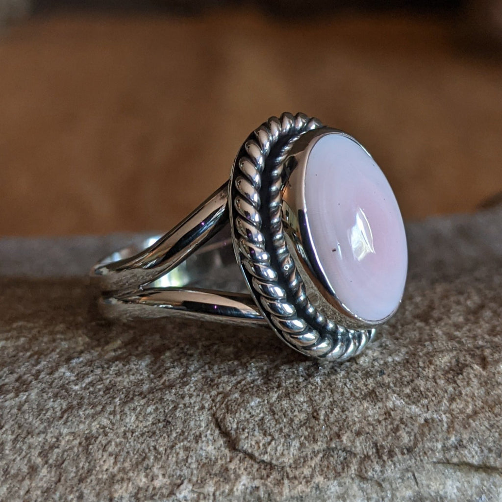 Navajo Made Pink Conch Ring SWSG-RNG-0018