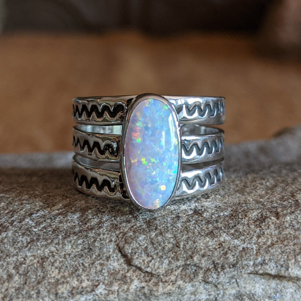 Opal Ring by Raymond Coriz SWSG-RNG-0019