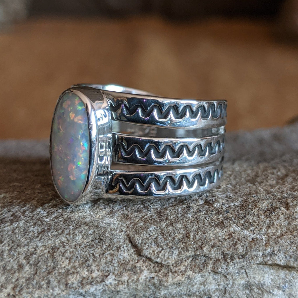 Opal Ring by Raymond Coriz SWSG-RNG-0019