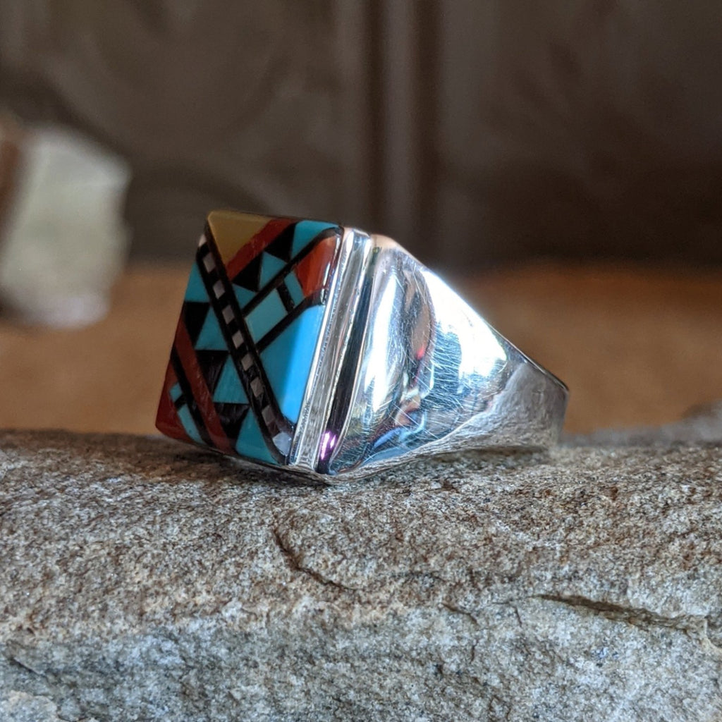 Zuni Inlay Ring SWSG-RNG-0027