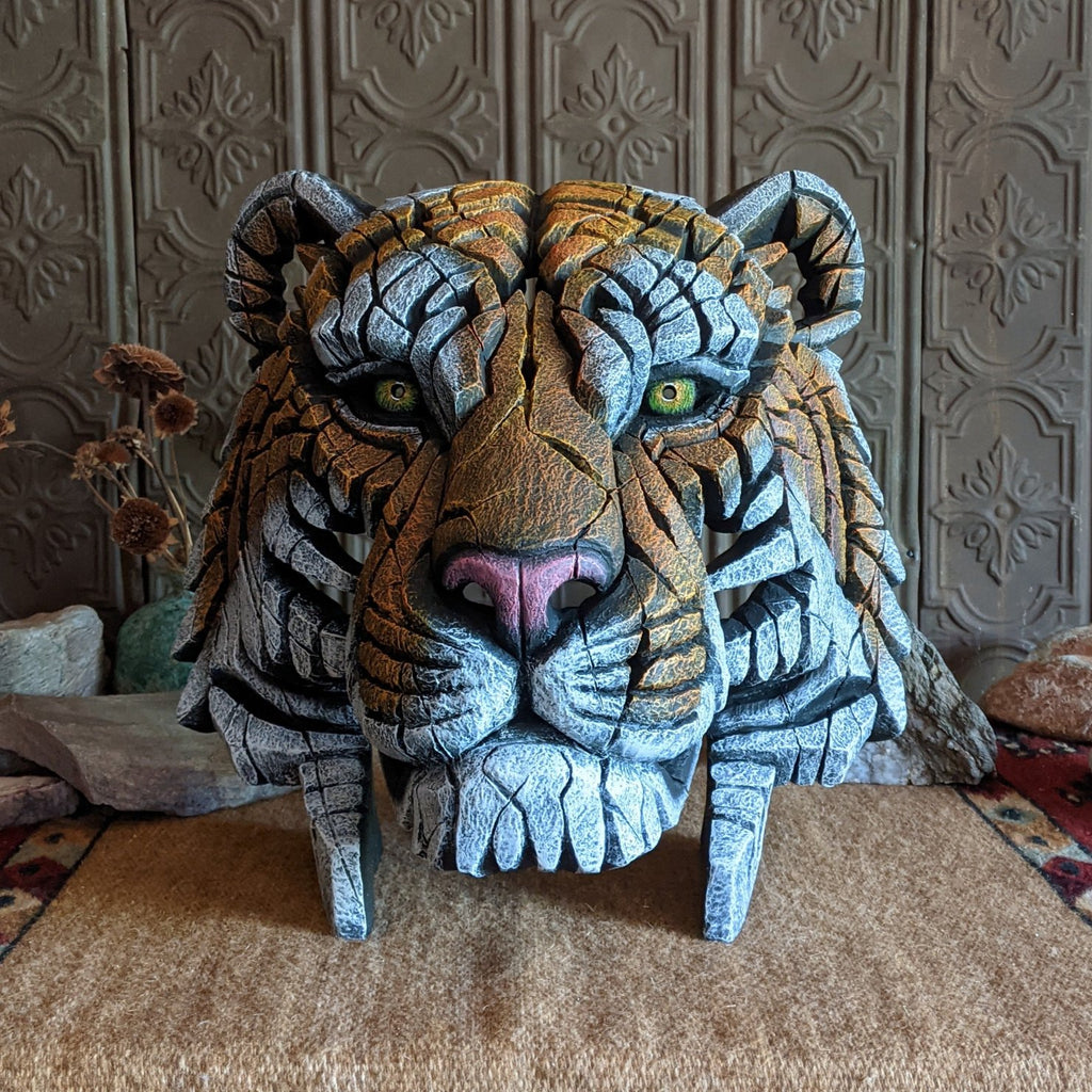 Tiger Head Edge Sculpture by Matt Buckley GF-6015255