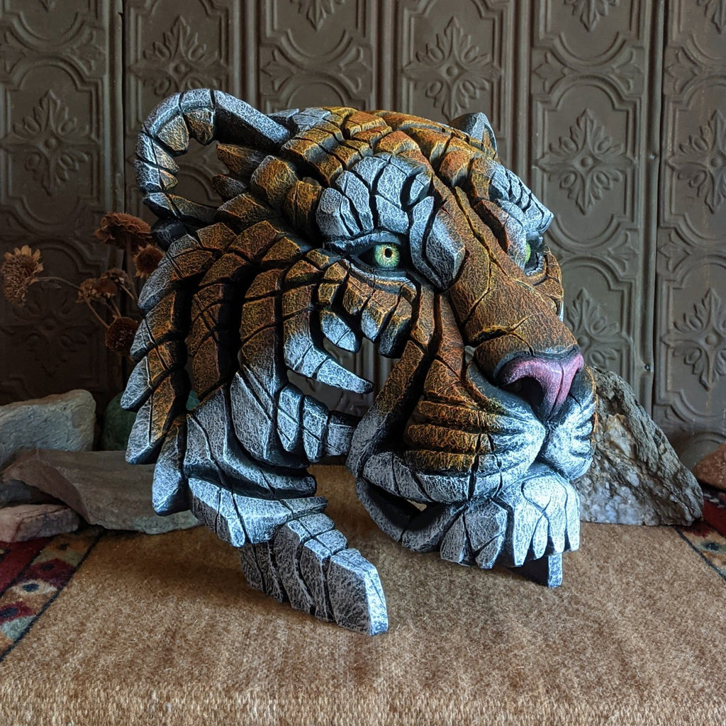 Tiger Head Edge Sculpture by Matt Buckley GF-6015255