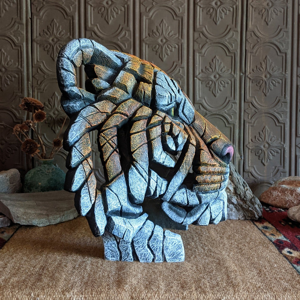 Tiger Head Edge Sculpture by Matt Buckley GF-6015255