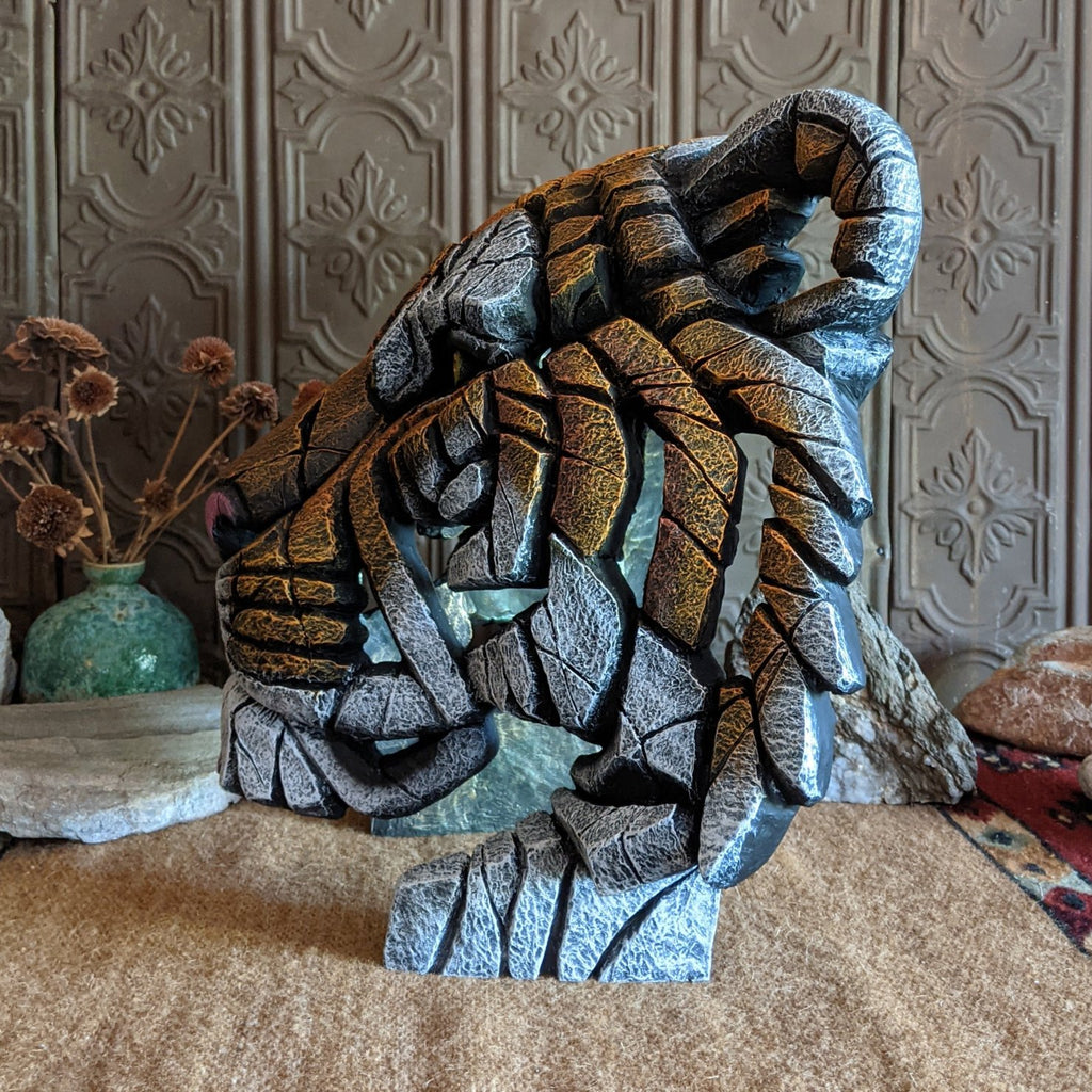 Tiger Head Edge Sculpture by Matt Buckley GF-6015255