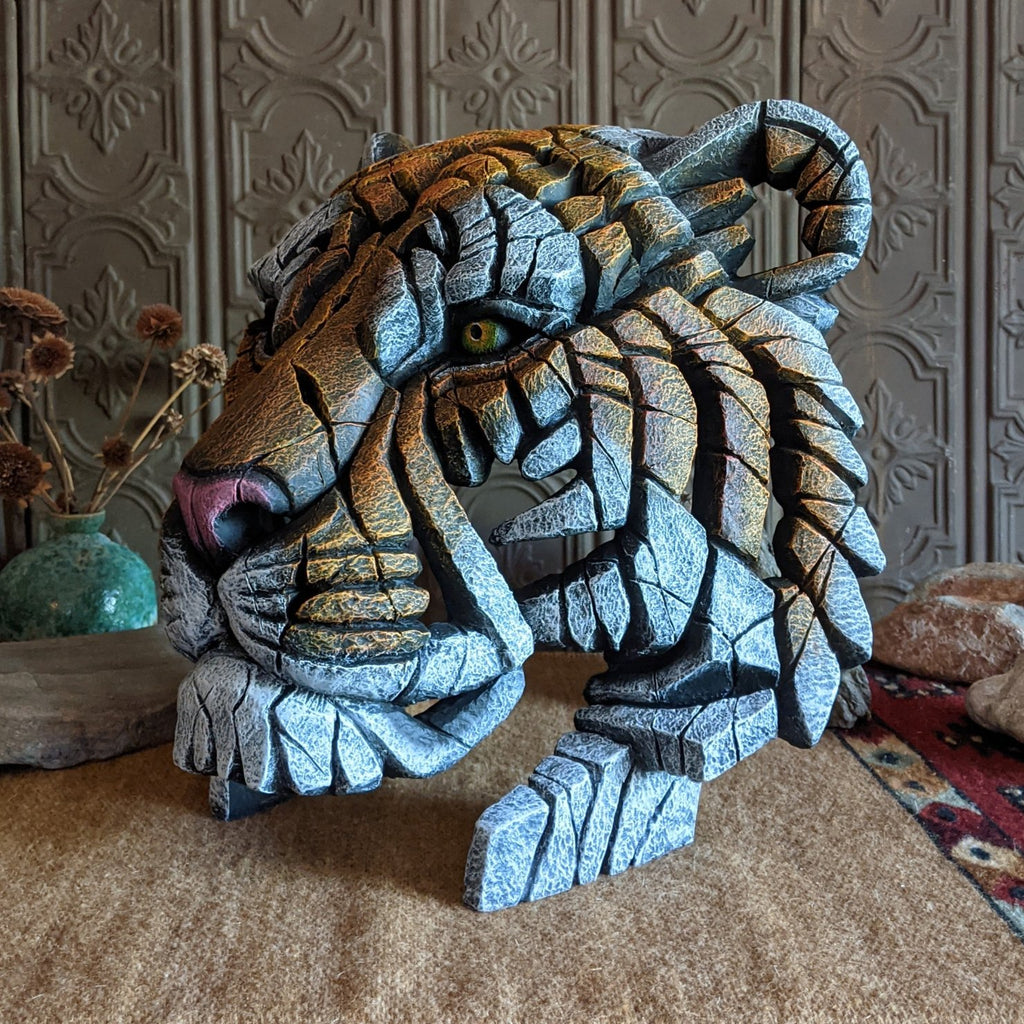 Tiger Head Edge Sculpture by Matt Buckley GF-6015255