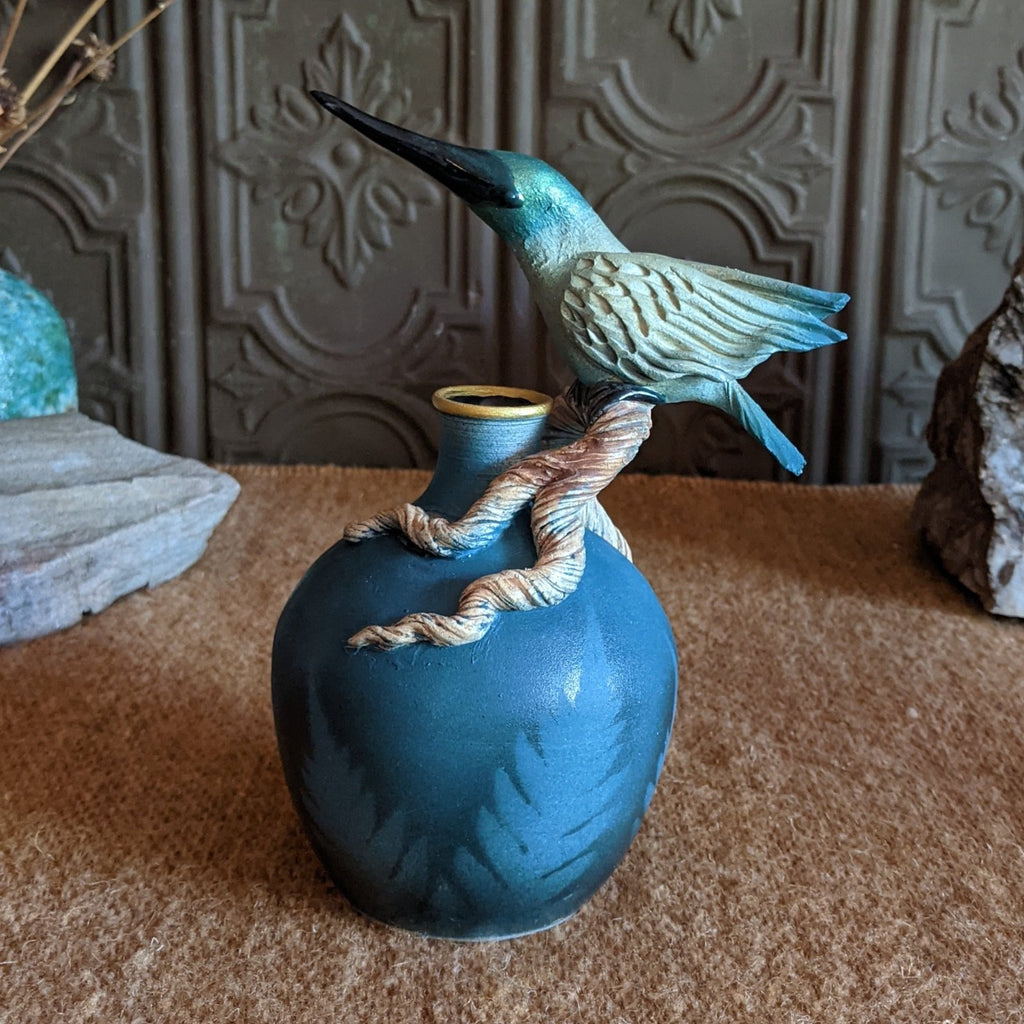 Hummingbird Branch Bottle by Bonnie Belt GF-0202