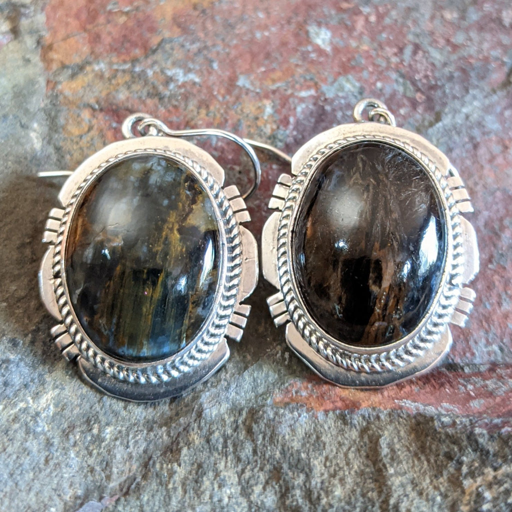 Pietersite Earrings by Jake Sampson SWSG-ERN-0027