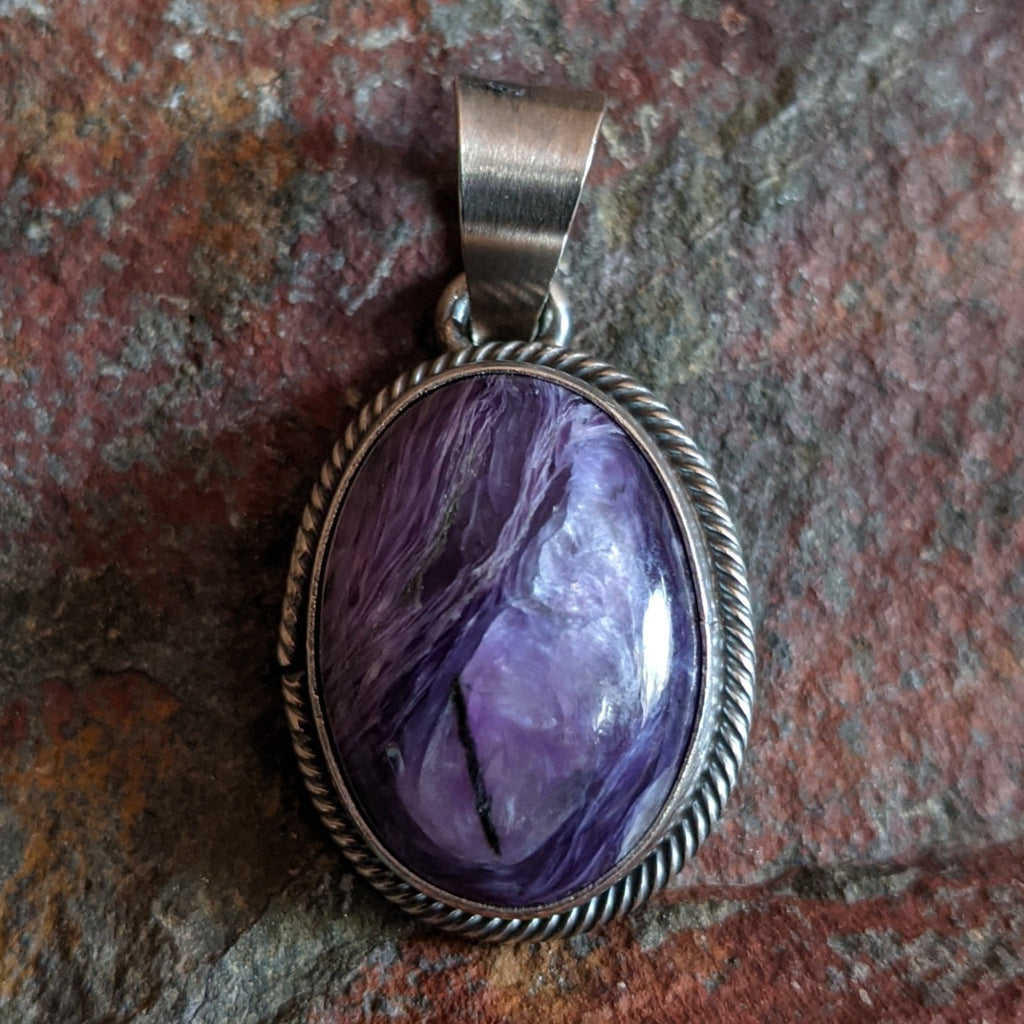 Charoite Pendant by Scott Skeets GJ-PND-0075