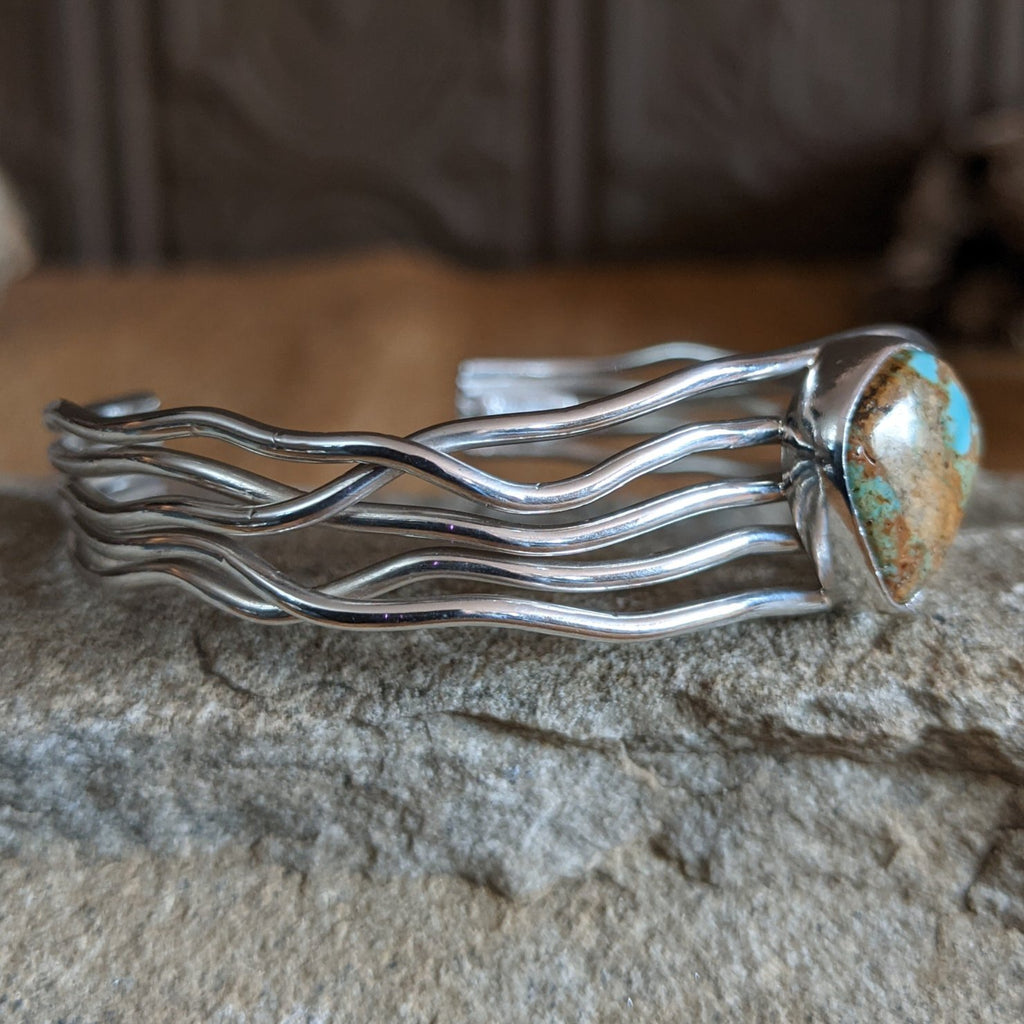 Boulder Turquoise Cuff by Angela Martin SWSG-BRC-0016