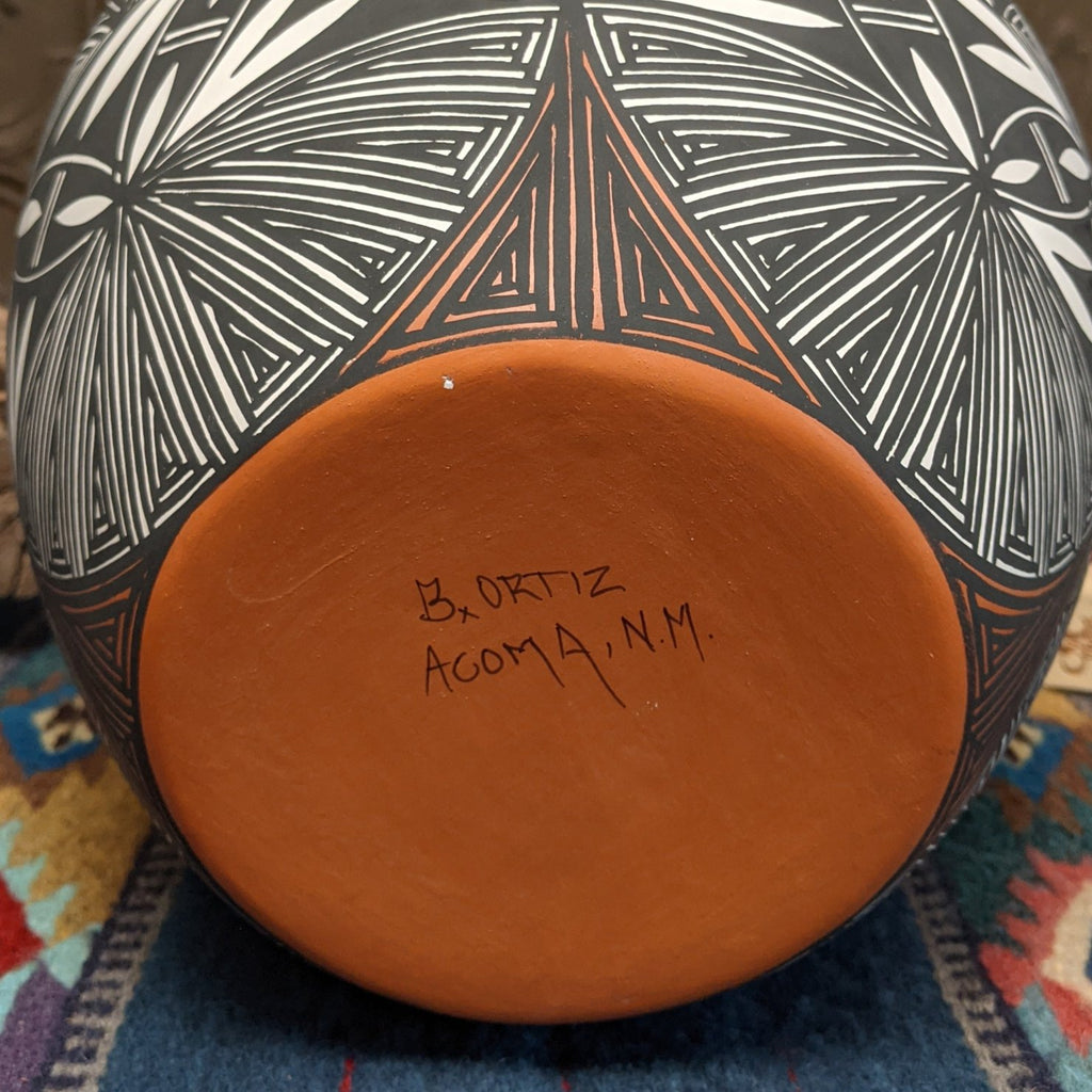 Acoma Pottery by B. Ortiz SWT-POT-0012