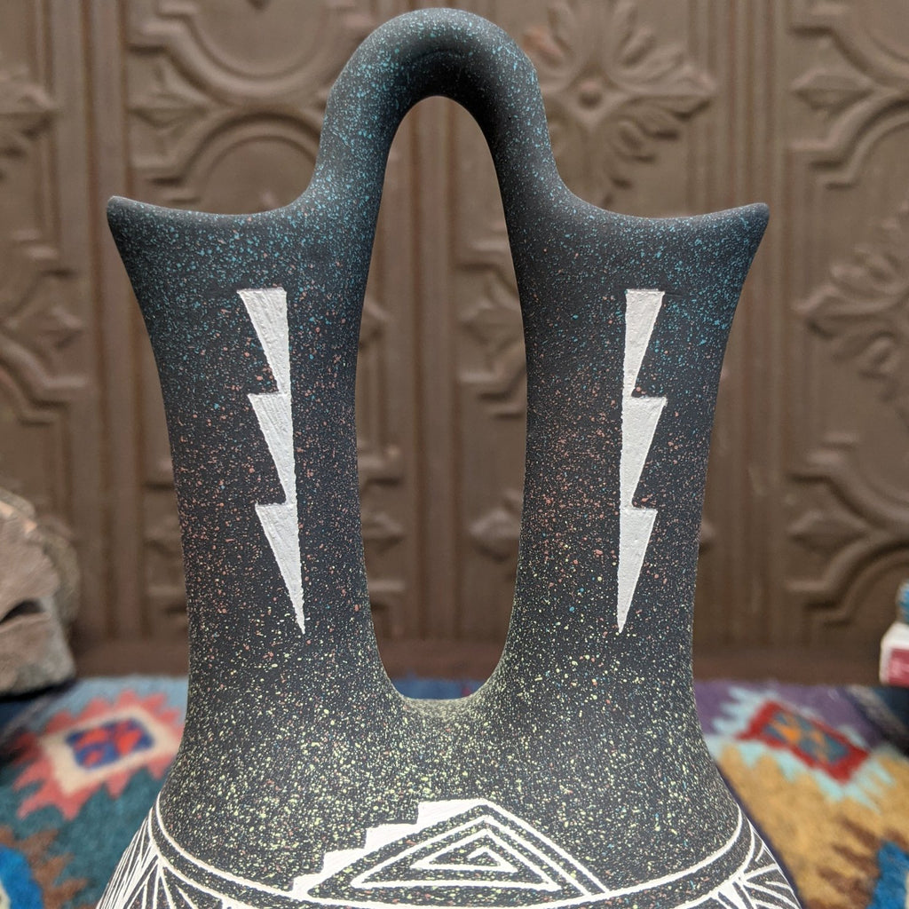 Acoma Wedding Vase by E. Garcia SWT-POT-0014