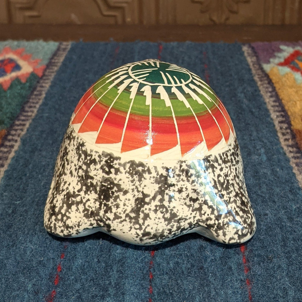 Navajo Multicolor Turtle by Agnes Woods SWT-POT-0036