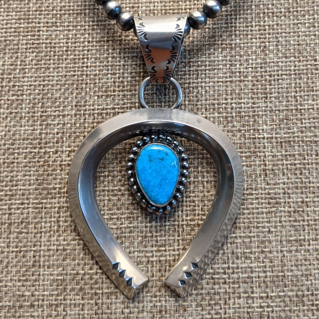 Turquoise Naja Pendant by Everett & Mary Teller GJ-PND-0002