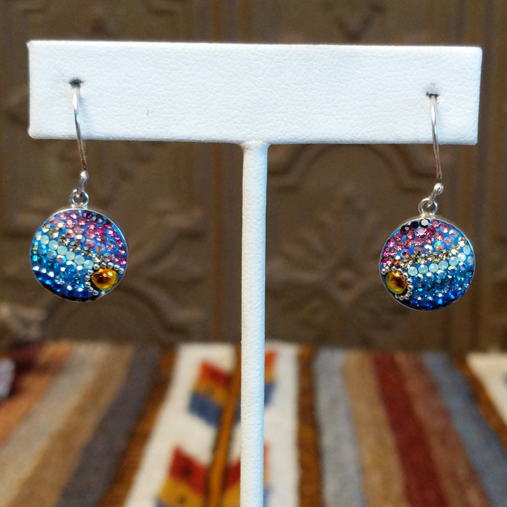 Round Multicolor Earrings by Mosaico GF-ERN-0610