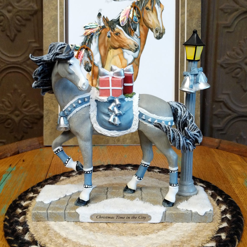 "Christmas Time in the City” The Trail of the Painted Ponies by Laura Robinson GF-6015079LE