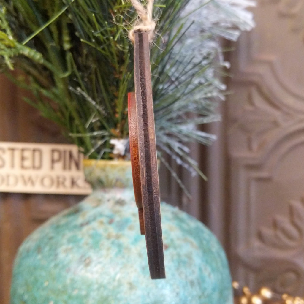 Quail Wood Ornament by Twisted Pine Woodworks GF-ORN-TPO-135