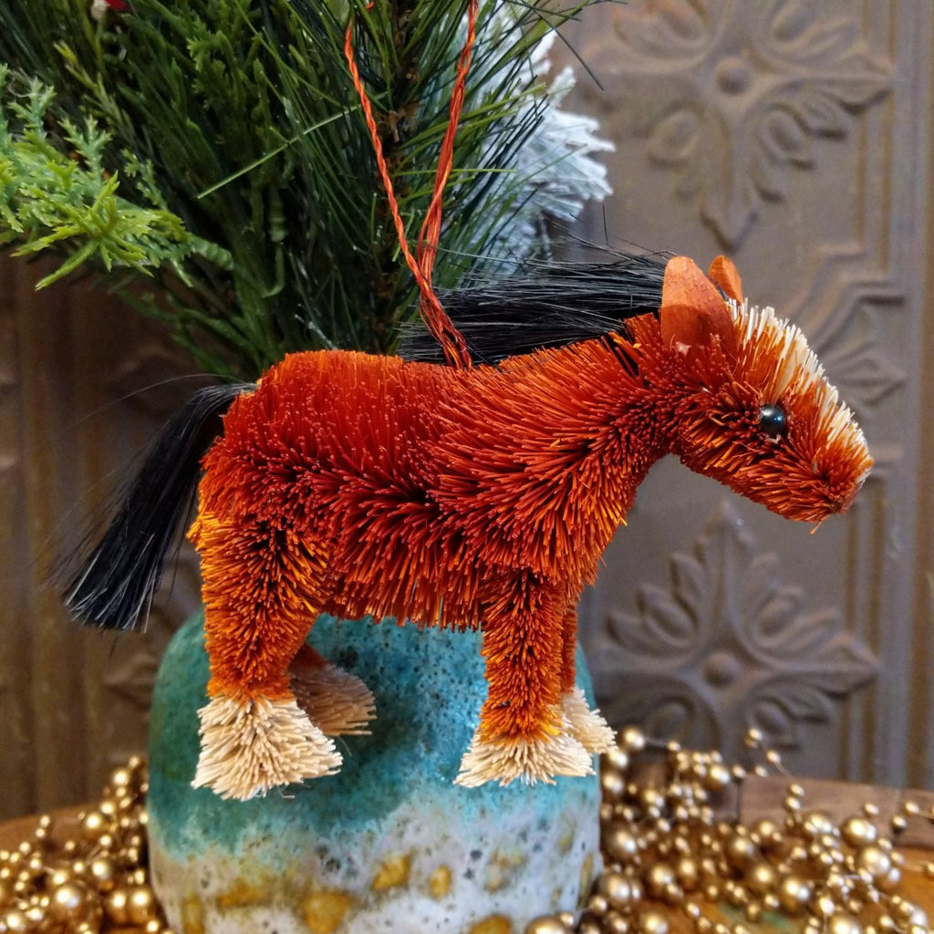 Shire Horse Bristle Brush Ornament GF-ORN-BRUSHOR80S