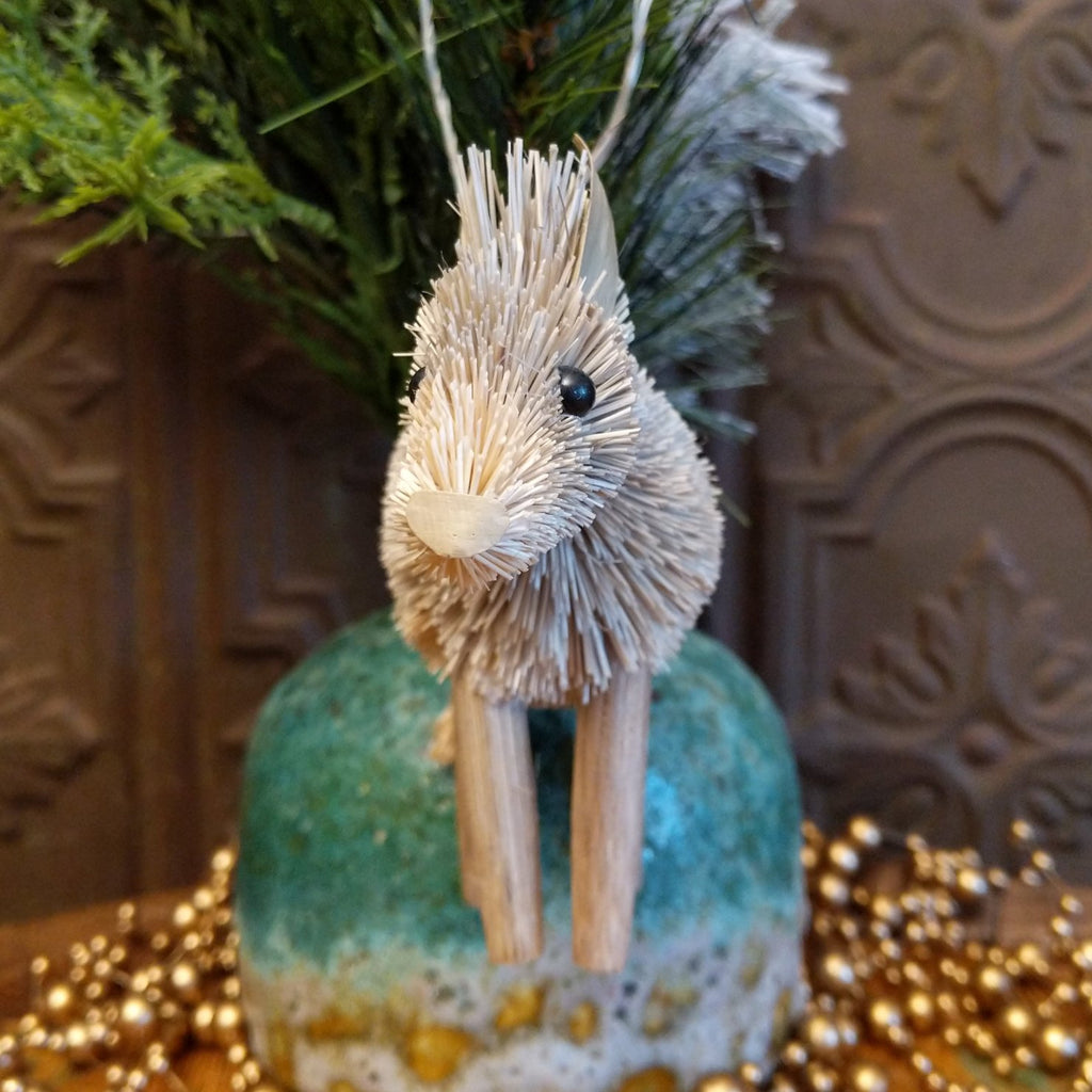 Donkey Bristle Brush Ornament GF-ORN-BRUSHOR100