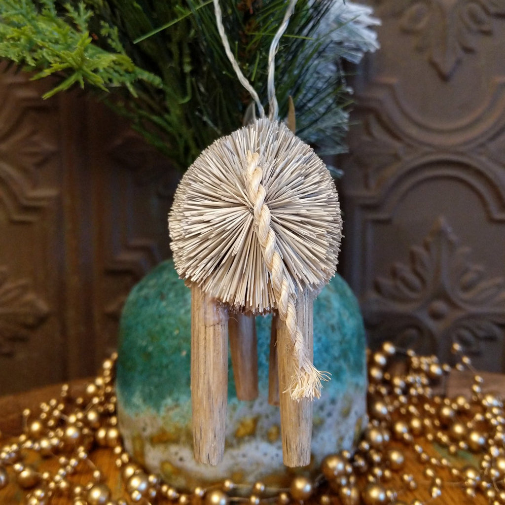 Donkey Bristle Brush Ornament GF-ORN-BRUSHOR100