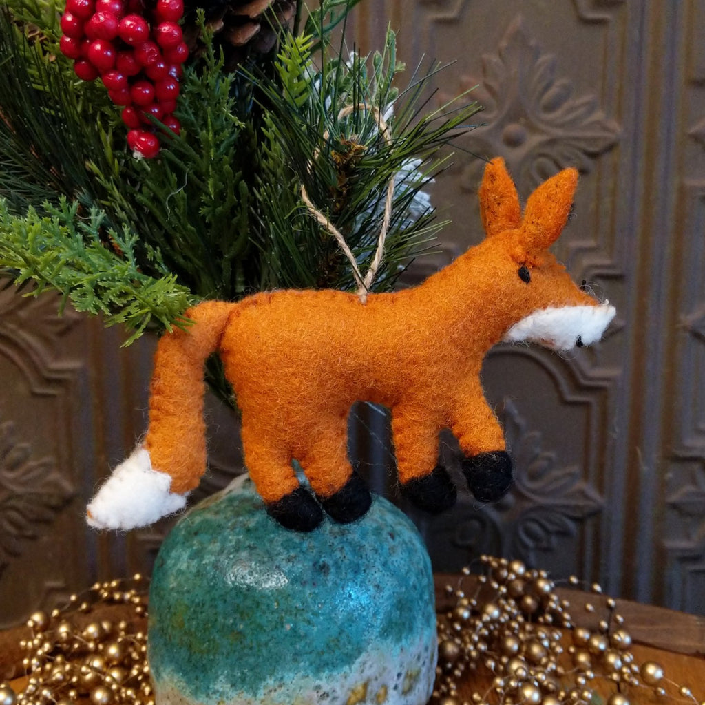 Fox Felt Ornament GF-ORN-FO100