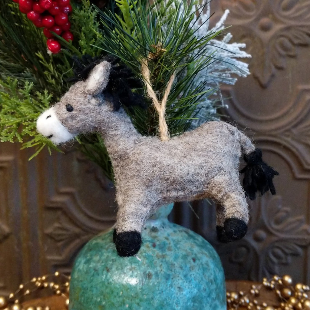 Donkey Felt Ornament GF-ORN-FO010-1