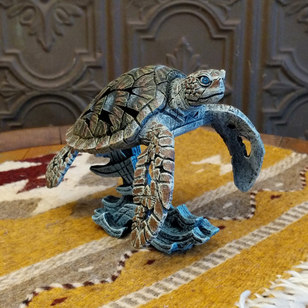 Mini Sea Turtle Edge Sculpture by Matt Buckley GF-6016222