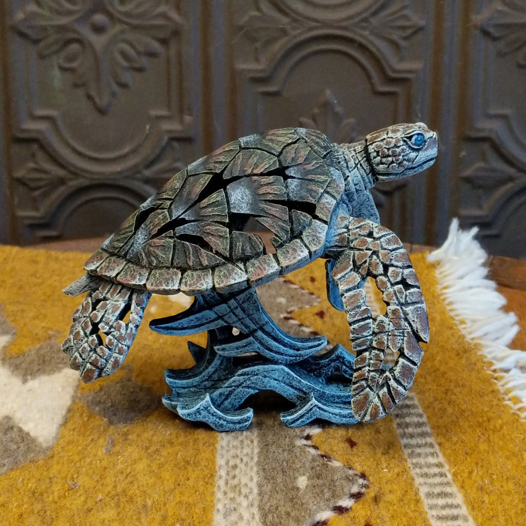 Mini Sea Turtle Edge Sculpture by Matt Buckley GF-6016222