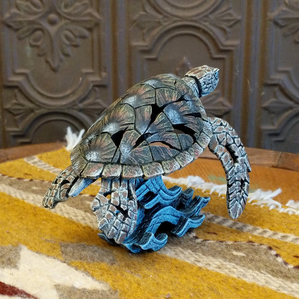 Mini Sea Turtle Edge Sculpture by Matt Buckley GF-6016222